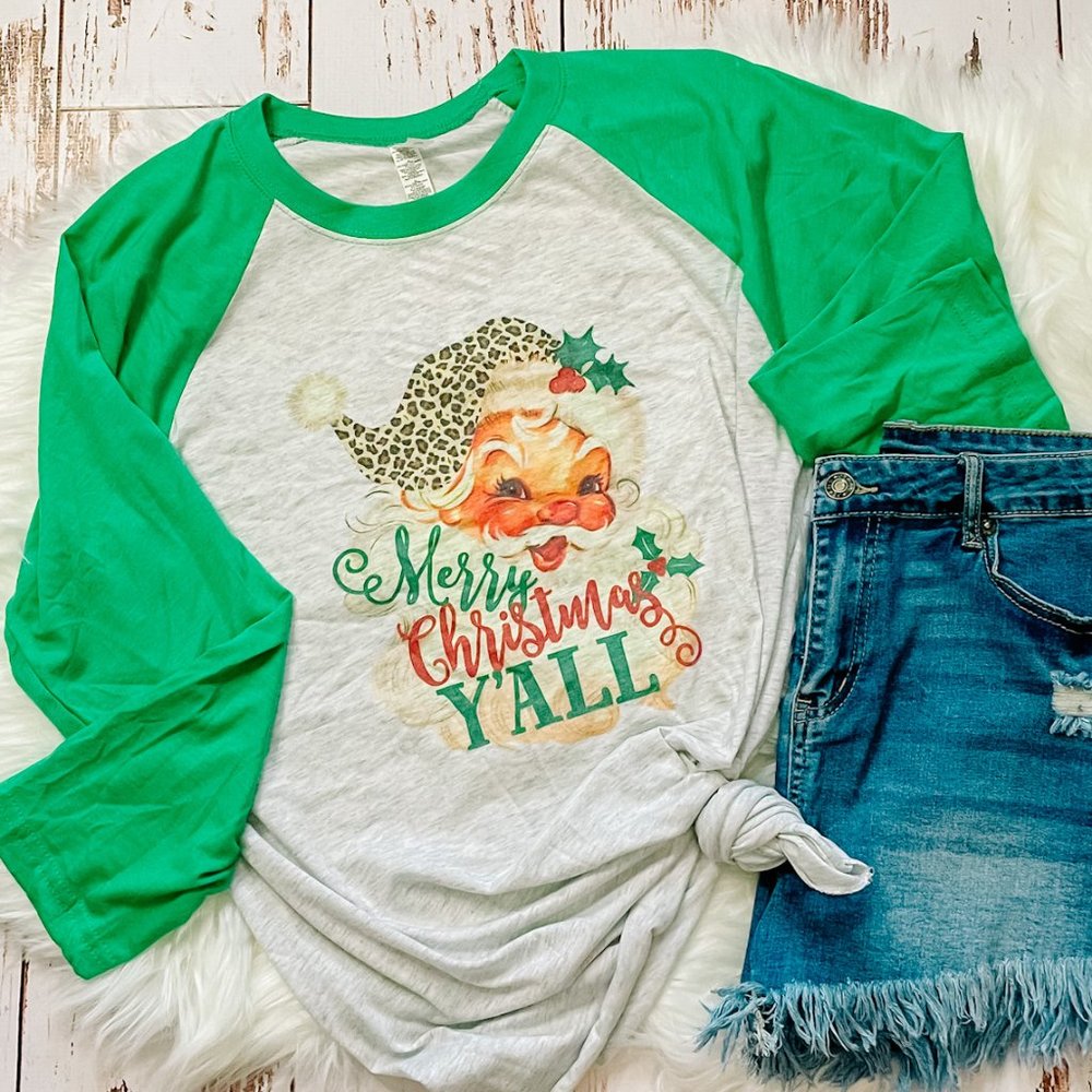 ladies Christmas shirt - Merry Christmas Y'all